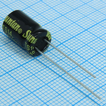 TS14011V151MSB040R - Конденсатор радиальный миниатюрный 150мкФ 35В ±20% 8*12 105°