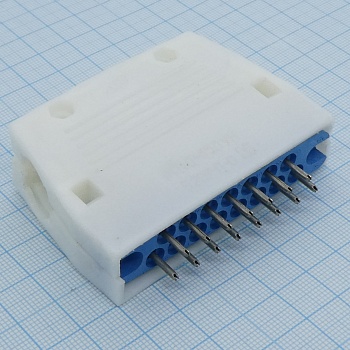 РП10-15 ЛУН П-О вилка с/к - Соединитель  низкочастотный, прямоугольный, внутреннего монтажа