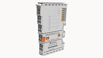 Модуль расш. мощности DF20-M-DC-U-5 - Модуль расширения мощности, входная мощность системы 18 - 36VDC, выходное напряжение 5VDC, входное напряжение 24VDC( ± 20%), тип монтажа: DIN35
