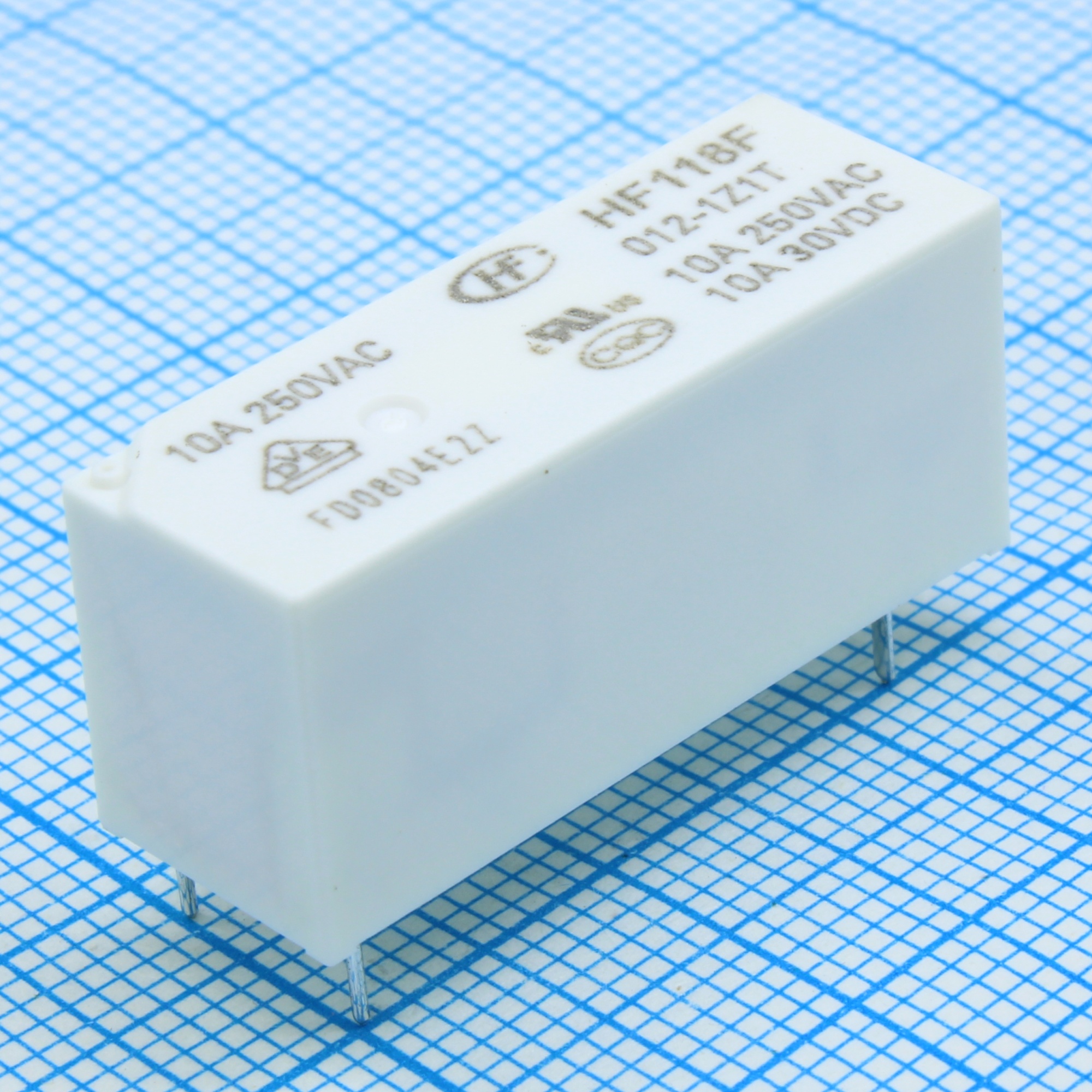 HF118F/012-1Z1T - Реле силовое, 10 А, 12 В, степень защиты RTII