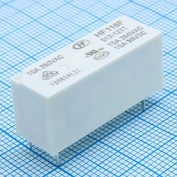 HF118F/012-1Z1T - Реле силовое, 10 А, 12 В, степень защиты RTII