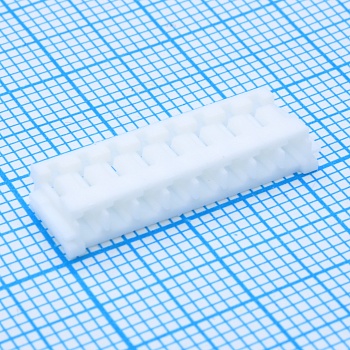 I-DS1069-01-SCW008 - Корпус разъема однорядный (розетка) на кабель, шаг 2.5мм, 8 контактов, требуются контакты T-DS1069-01-SC600