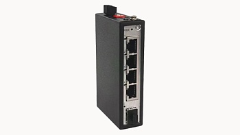 Коммутатор неупр. DSW-A5K0104 - Коммутатор неуправляемый, 2 порта RJ-45, 10/100BaseT, 1 порт SFP, номинальное напряжение 12/24/48 VDC и 24 VAC, IP30, рабочая температура: -40°C~+75°C, монтаж DIN35
