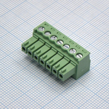 15EDGK-3.5-07P-14-00A(H) - Разъемный клеммный блок, 7 контактов. Серия 15EDGK-3.5