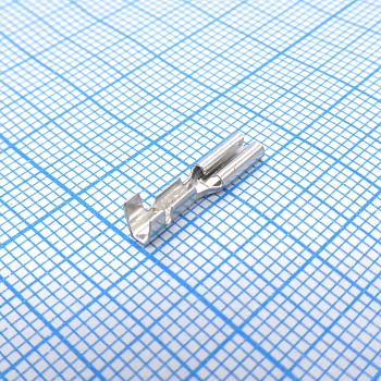 Контакт гнездовой D2.8 - Контакт гнездовой 2.8мм с фиксирующим элементом, под обжим, сечение провода 1.5мм2