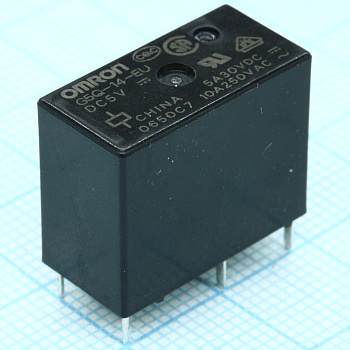 G5Q-14EU-5DC - Миниатюрное реле 10А один контакт на замыкание катушка 5В