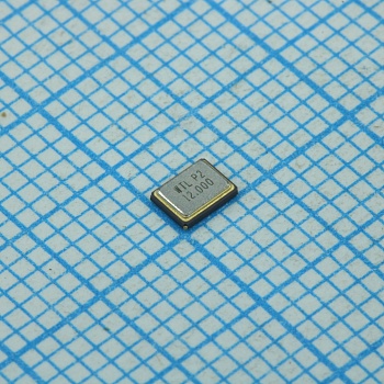 WTL3M85409FO - Резонатор кварцевый 12МГц, 10PPM при 25°C, 20PPM при -40°С+85°C, 80Ом, 12пФ