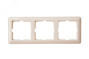 Рамка 3-м W59 сл. кость SE (КД-3-28) KD-3-28