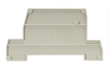 Крышка бок. API 4/3/V0 - Крышка боковая, для клемм WKI 4/3..., цвет: серый