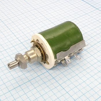 ППБ-25Е      10 ±5% - Резистор переменный проволочный 10Ом ±5% 25Вт