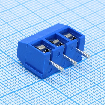 GT301-5.0-03P-12-00 - Винтовой клеммный блок с защитой провода, 3 контакта. Серия GT301-5.0