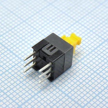 PSW-3 б/ф - Кнопочный переключатель без фиксации 7.0х7.0мм  0.3А 30В 6pin