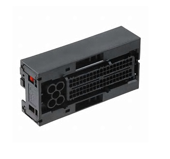 1473244-1 - Корпус разъема розетка 81 контакт(-ов) прямой монтаж на кабель черный лоток автомобильного применения