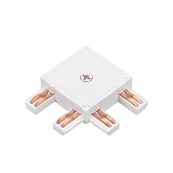 Коннектор угловой MAG-VIBE-CON-L90-POWER (WH) 044510 - Угловой коннектор для электрического соединения треков MAG-VIBE между собой. Без возможности подвода питания. Габариты 35х35х7,8 мм.