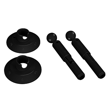 Крепление MOONLIGHT-ROUND-D13-S-KIT Black 043831 - Комплект крепления для натяжения герметичной ленты MOONLIGHT D13 со стальным тросом. Цвет чёрный.