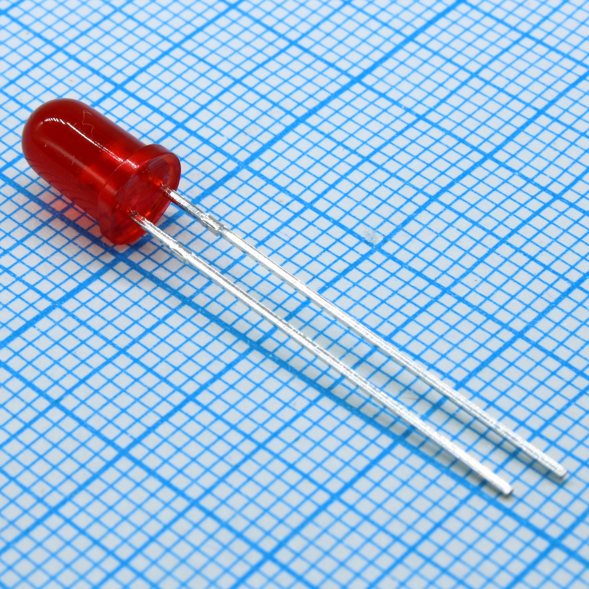 L-57SURKSURKD - Светодиод 5мм/красный/640нм/80-150мкд - красный/640нм/80-150мкд/60°