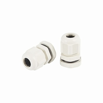 Кабельный ввод PG-9 (4-8 мм) серый 07-8009