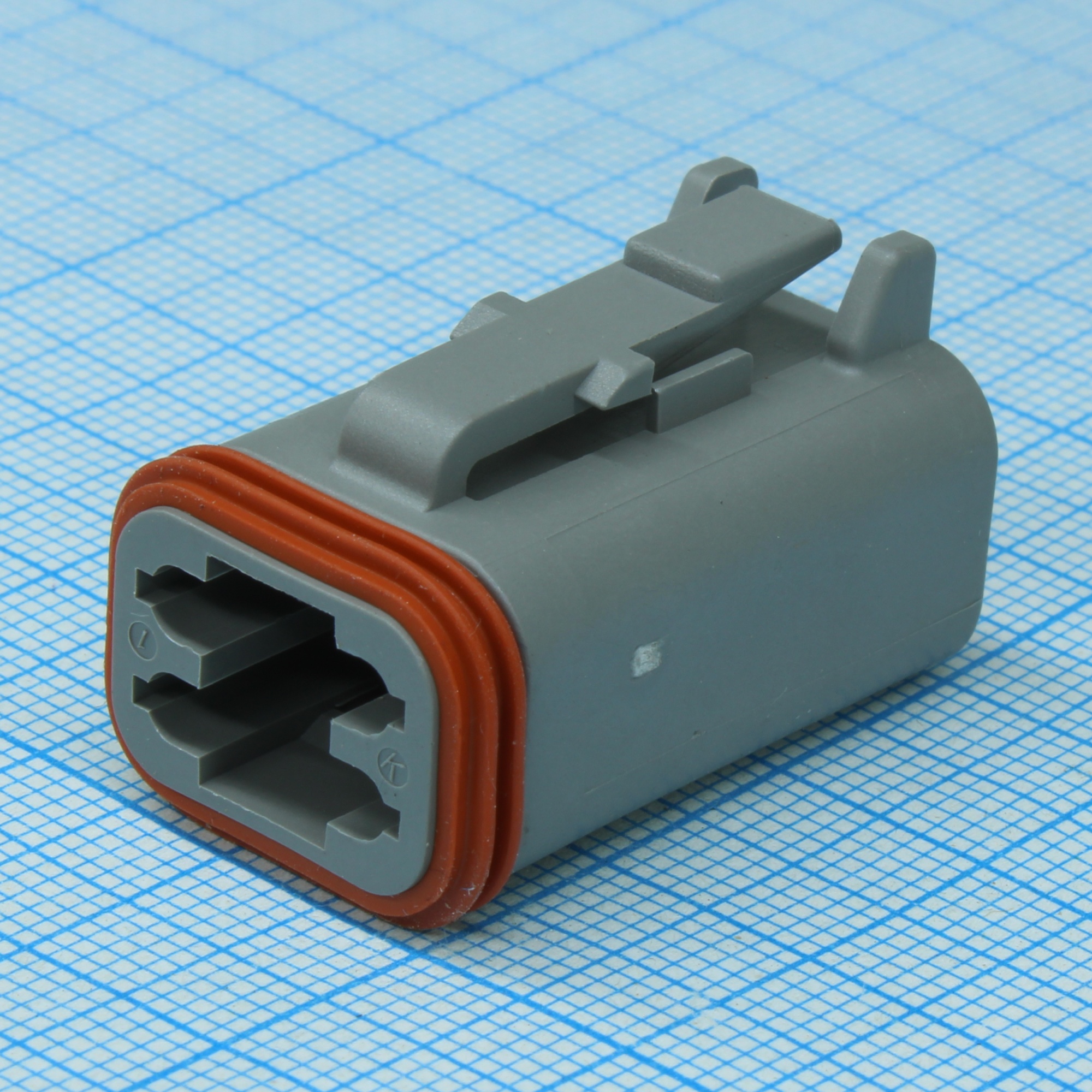 DT06-4S-001 - Корпус разъема 4 контакта монтаж на кабель автомобильного применения