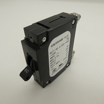 B3T1-60.0/250-16A3-1068 - гидравлический электромагнитный прерыватель цепи 16A, 1P, 250VAC UL