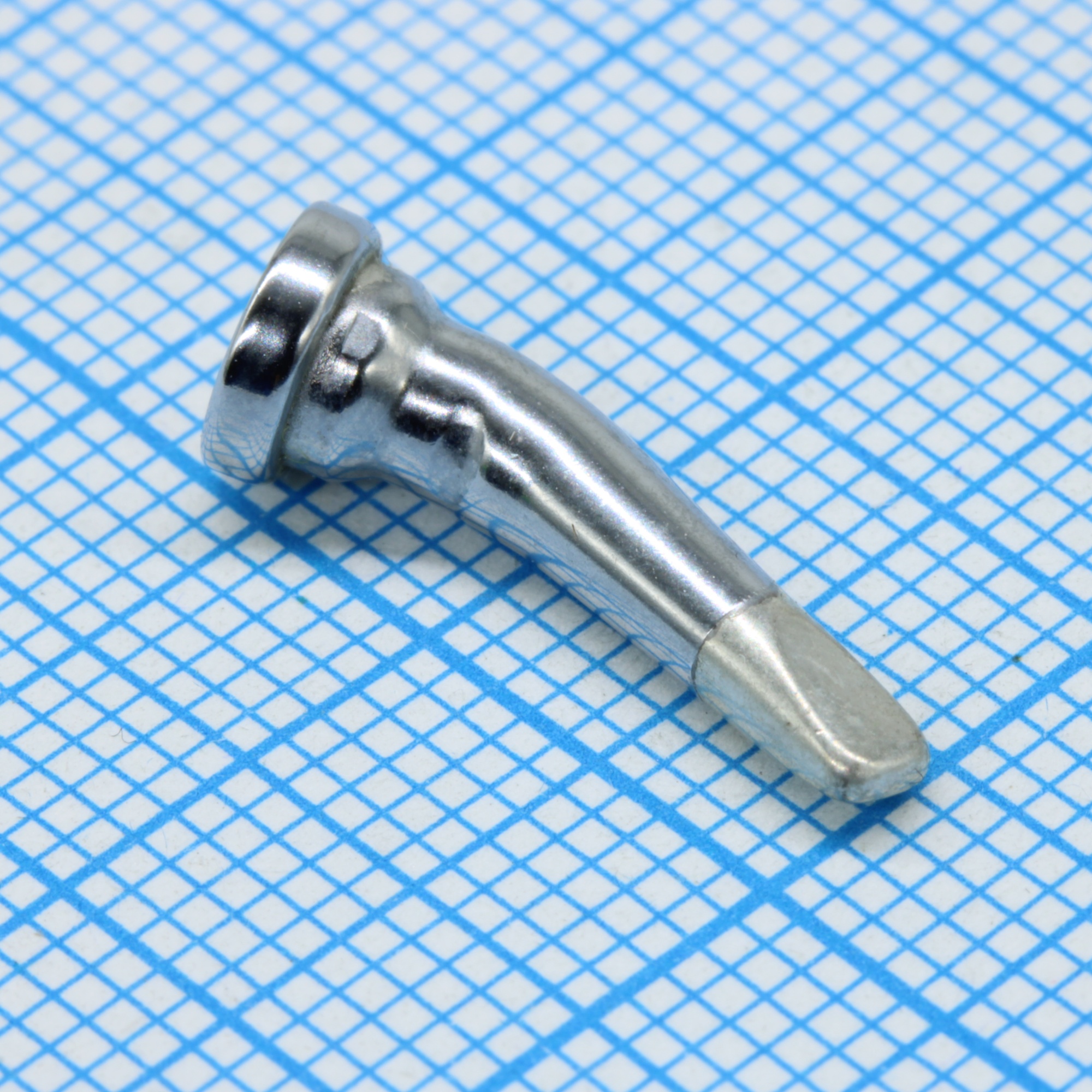 LT BX soldering tip 2.4mm - Жало для паяльника WP80/WSP80/FE75, наклонный 30° клин 2,4х0,8мм, L=20мм