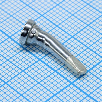 LT BX soldering tip 2.4mm - Жало для паяльника WP80/WSP80/FE75, наклонный 30° клин 2,4х0,8мм, L=20мм