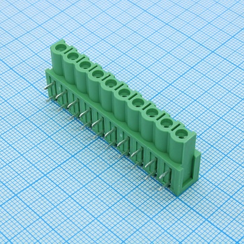 2EDGA-5.08-10P-14-00A(H) - Разъемный клеммный блок на плату, 10 контактов. Серия 2EDGA-5.08