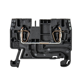 Клемма WKFN 2,5/35 SCHWARZ - Проходная клемма, тип фиксации провода: пружинный, номинальное сечение: 2,5 мм кв., 24А, 800V, ширина: 5 мм, цвет: черный, тип монтажа: DIN 35