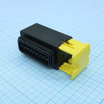 CKK7189B-1.5-21B - Корпус разъема, Гнездо, 18 вывод(-ов), 4 мм прямой монтаж на кабель