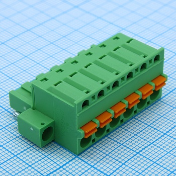 2EDGKDM-5.08-06P-14-00A(H) - Нажимной безвинтовой клеммный блок 6 контактов шаг 5.08мм