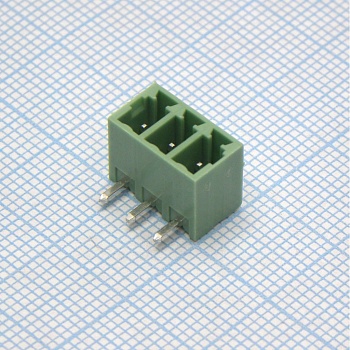 15EDGRC-3.81-03P-14-00A(H) - Разъемный клеммный блок на плату, 3 контакта. Серия 15EDGRC-3.81