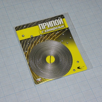 Припой ПОС-61 0.8мм  2 метра - "Векта-21 век"