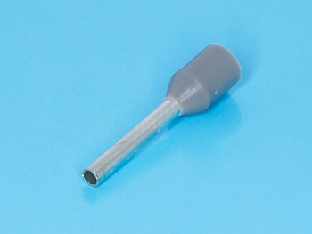 TIC-0.75-10 - Наконечник 10мм для обжима многожильного кабеля  0,75мм, изолированный, кратно 100шт.