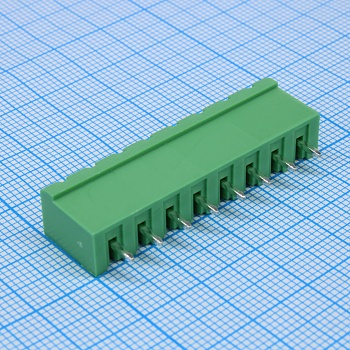 2EDGVC-5.0-08P-14-100A(H) - Разъемный клеммный блок на плату, 8 контактов. Серия 2EDGVC-5.0