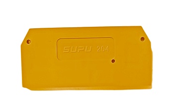 Торцевая крышка 204122 - Торцевая крышка для клемм TA4, цвет: оранжевый