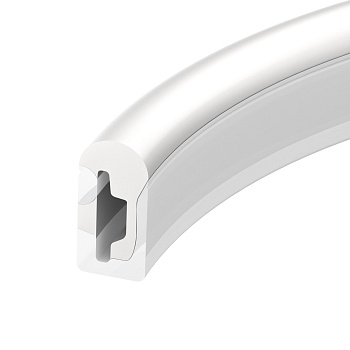 Силиконовый профиль WPH-FLEX-0613-SIDE-S8-20m WHITE 041087 - Цельнолитой силиконовый гибкий профиль, белый матовый. Габаритные размеры 20000х6,3х13,2 мм. Горизонтальный изгиб SIDE, минимальный радиус изгиба 30 мм. Для установки во влажных помещениях необх