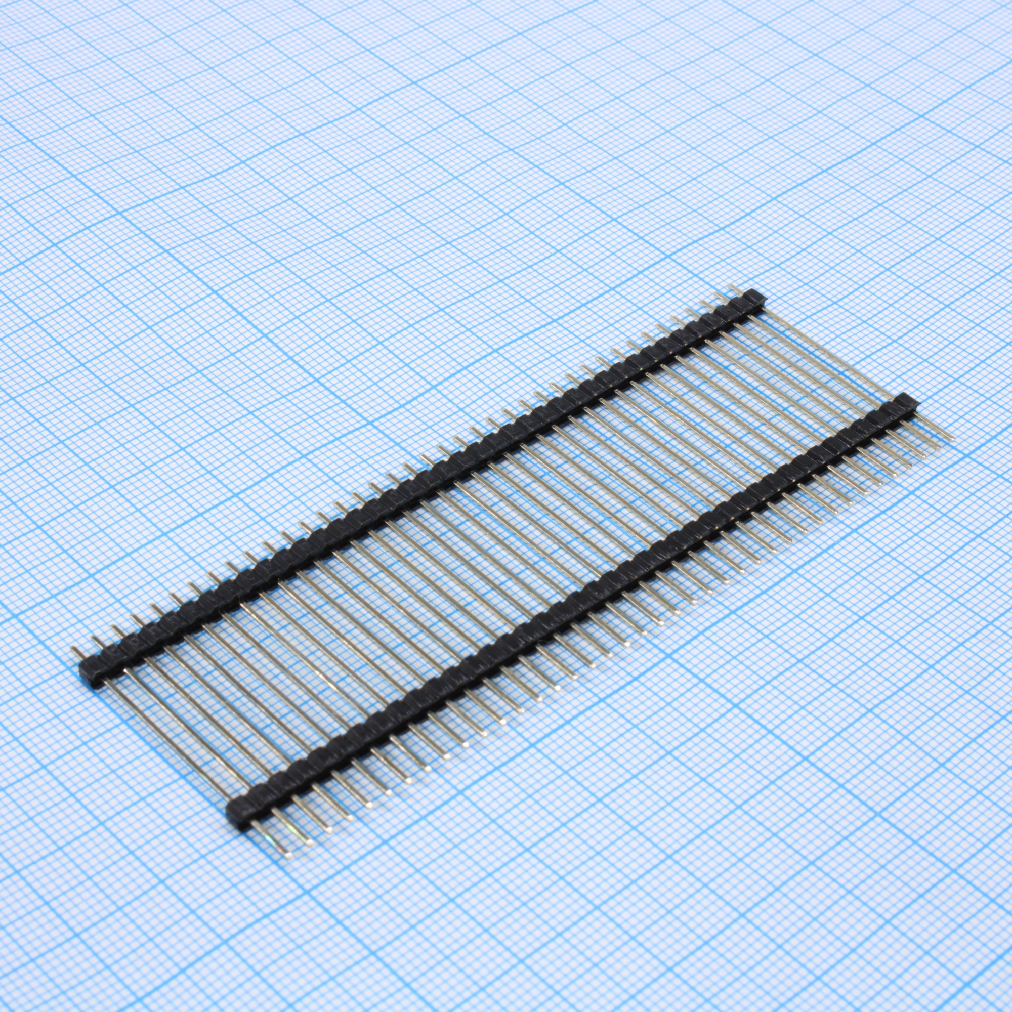 DS1029-01-1X40P8BVA-A3.3-B6.5-C28.0-B - Соединитель штыревой 1х40 контактов шаг 2,54мм
