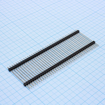 DS1029-01-1X40P8BVA-A3.3-B6.5-C28.0-B - Соединитель штыревой 1х40 контактов шаг 2,54мм