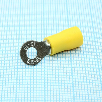 RVL5.5-4 - клемма тип O d4.3mm провод 4-6мм2 Yellow