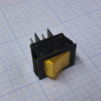 SWR 201-2C3 Ч/Ж IRS - Переключатель клавишный с подсветкой