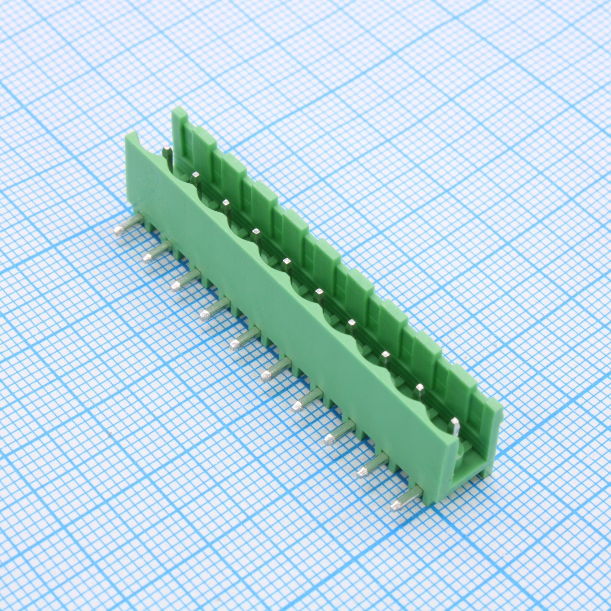 2EGTR-5.08-10P-14-00 - Разъемный клеммный блок на плату, 10 контактов. Серия 2EGTR-5.08