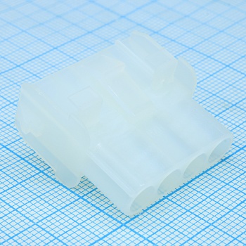 CKK3041-2.1-11B - Корпус разъема на провод 4 контакта негерметичный, male, Universal MATE-N-LOK Series