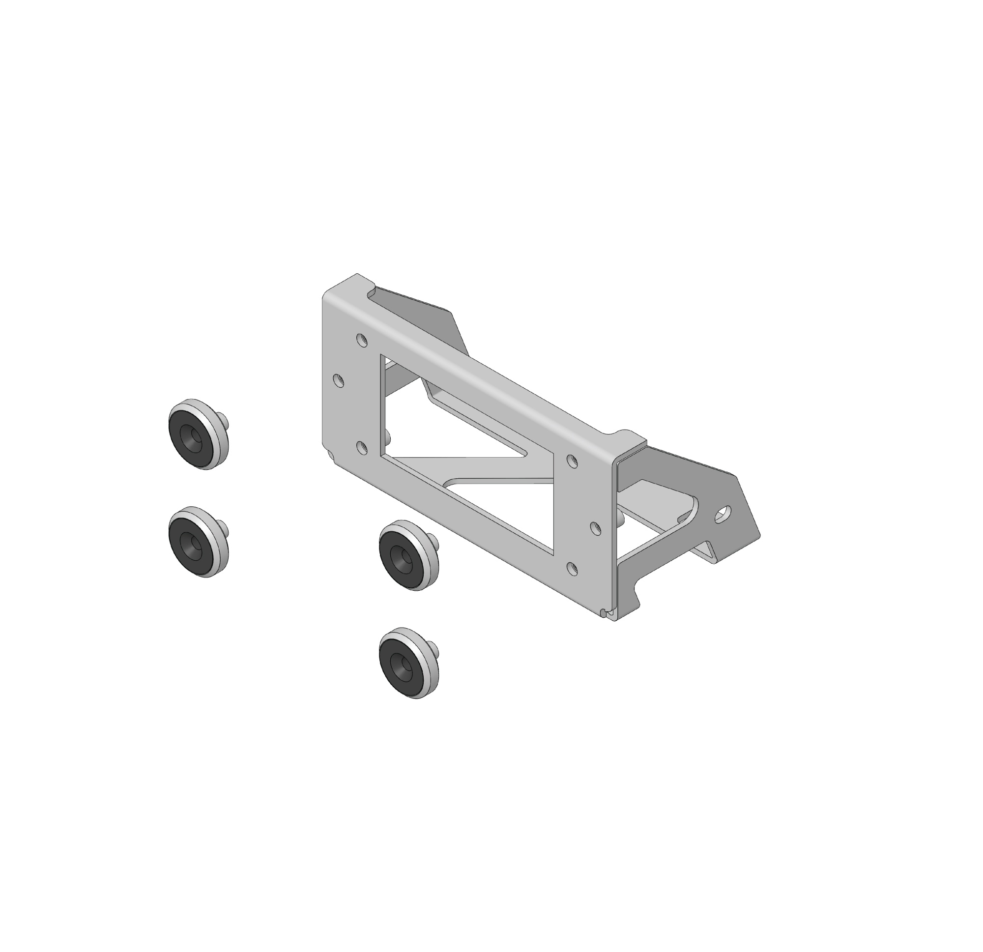 sic4100519 - Магнитный прижим для E-markXL на постоянных магнитах