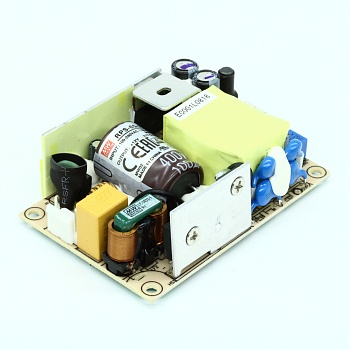 RPS-65-12 - AC-DC med, 65Вт, вход 80…264V AC, 47…63Гц, выход 12В/5.42A, рег.вых 11.4…13.2В, изоляция 4000V AC, открытая плата 76.2х50,8х24мм, -30…+70°С