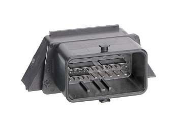 477450100 - Разъем штыревой двухрядный угловой на плату