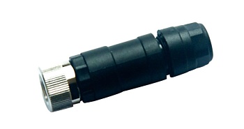 Розеточный разъем на кабель M8A03Z-FAASTUA - Розеточный разъем на кабель, 3 полюса, M8, прямой, винтовая фиксация провода, A-Code, диаметр кабеля: 3,5-6,0 мм, 2А, 30V, корпус из пластика, резьбовое соединение: цинк, неэкранированный