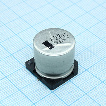 EEVFK2A221M - Конденсатор алюминиевый электролитический 220мкФ 100В ±20% (18 X 16.5мм) для поверхностного монтажа 0.153 Ом 917мА 5000час 105°С автомобильного применения лента на катушке