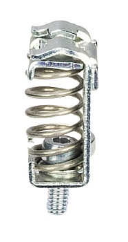 Прижим кабельный WST 8 / D - Зажим для подключения экранированного кабеля, тип фиксации провода: зажим, для кабеля: 3-8 мм, цвет: серый, тип монтажа: болт