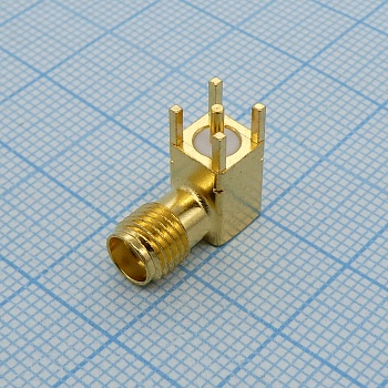 731000114 - Разъем РЧ / Коаксиальный, SMA Коаксиальный, Прямоугольное Гнездо