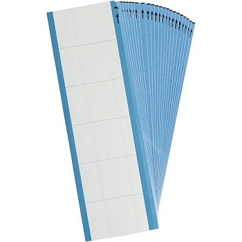 brd149374 - WO-56-PK этикетки на картах, материал В-500, матовый винил, цвет-белый, размер 57.00х38.1мм, 150 шт/упак.