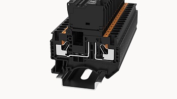 Клемма пред. со светодиод. DS4-HE-LD250-01P-13 - Предохранительная клемма, со светодиодом LED 250V, тип фиксации провода: Push-in, номинальное сечение: 4 мм кв., 6,3A, 250V, ширина: 6,2 мм, цвет: черный, тип монтажа: DIN35